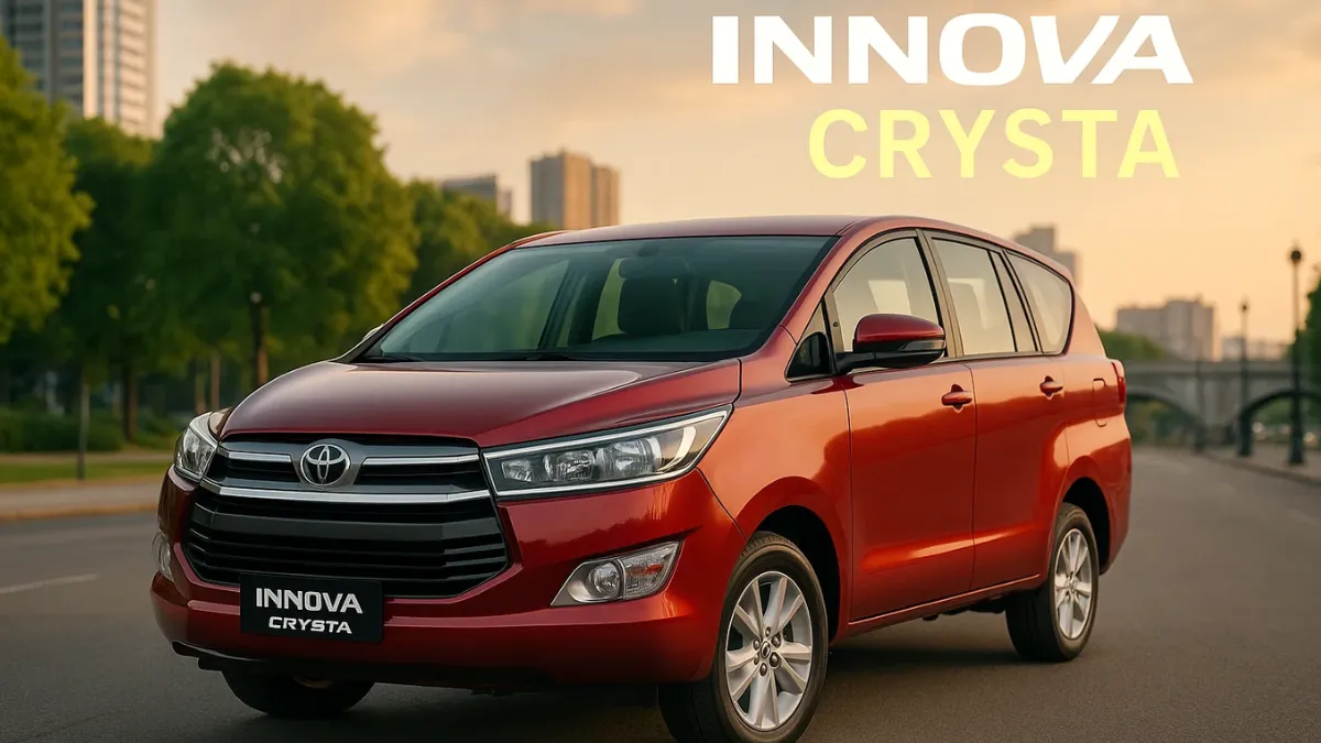 Toyota Innova Crysta: प्रीमियम स्टाइल और पावरफुल परफॉर्मेंस वाली फैमिली कार