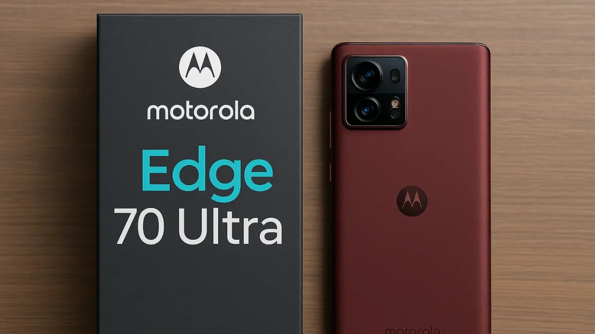 Motorola Edge 70 Ultra 5G – प्रीमियम स्मार्टफोन ₹54,999 से शुरू, दमदार कैमरा और 5G स्पीड के साथ