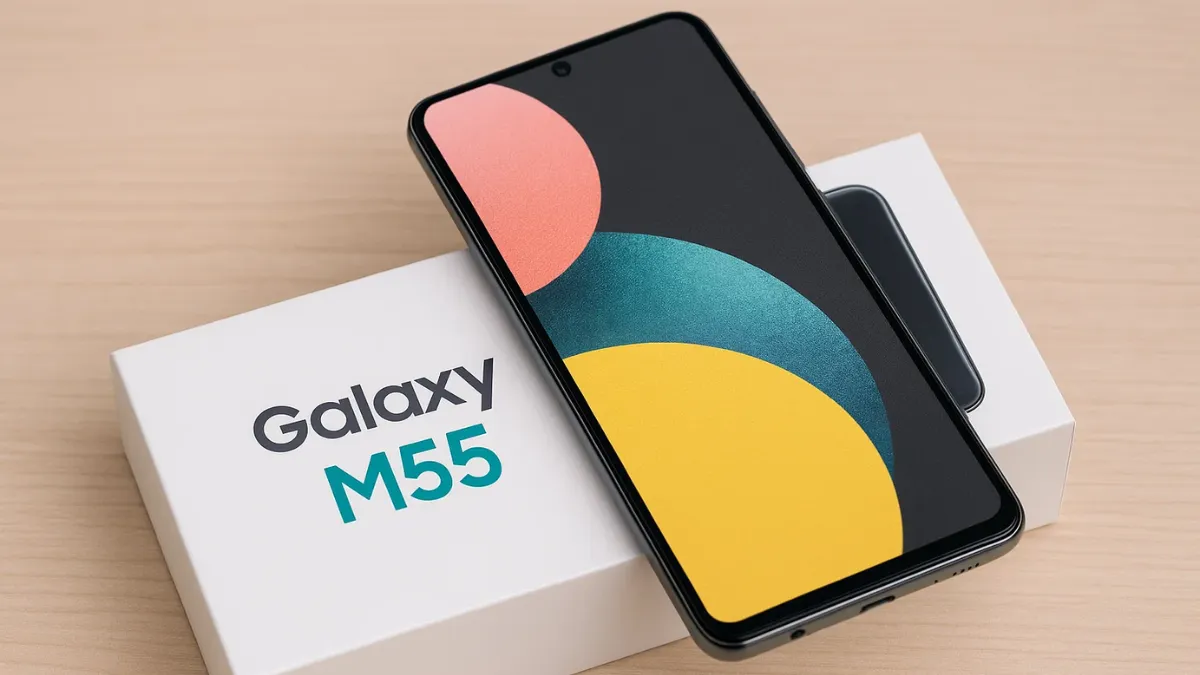 Samsung Galaxy M55 – स्टाइलिश डिजाइन, AMOLED डिस्प्ले और दमदार परफ़ॉर्मेंस वाला नया स्मार्टफोन