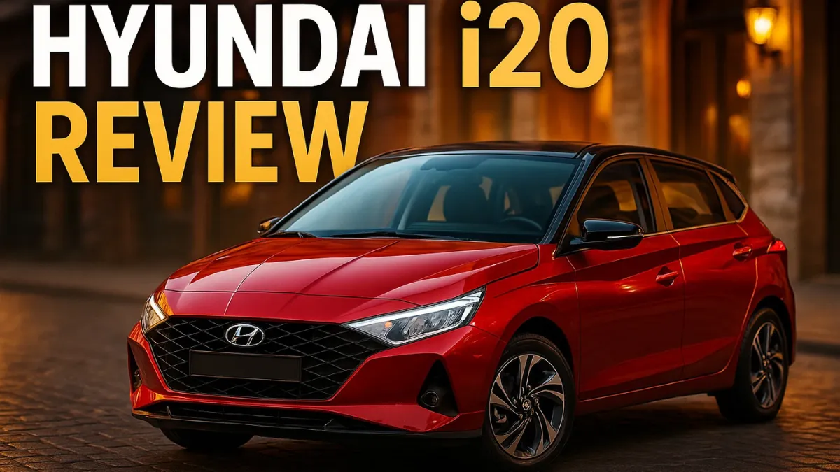 Hyundai i20 Review – प्रीमियम हैचबैक स्टाइल, फीचर्स और कंफ़र्ट का बैलेंस्ड पैकेज
