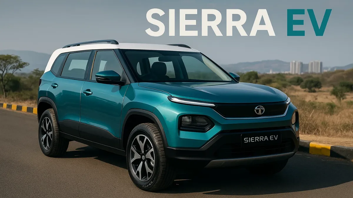 Tata Sierra EV – भारत की स्टाइलिश और एडवांस इलेक्ट्रिक SUV