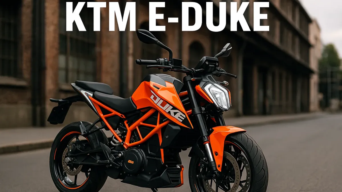 KTM E-Duke: High-Performance Electric Bike with Futuristic Design