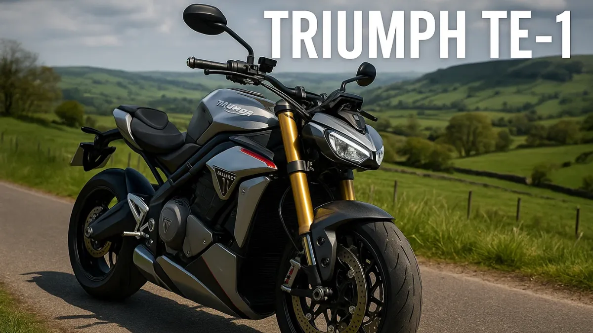 Triumph TE-1: इलेक्ट्रिक प्रदर्शन, फ्यूचर टेक्नोलॉजी और प्रीमियम राइडिंग का नया युग